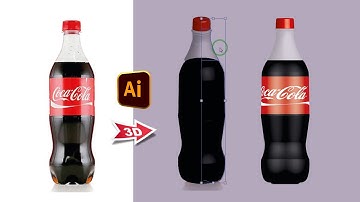 Illustrator 3D vector soda bottle – Coca-Cola