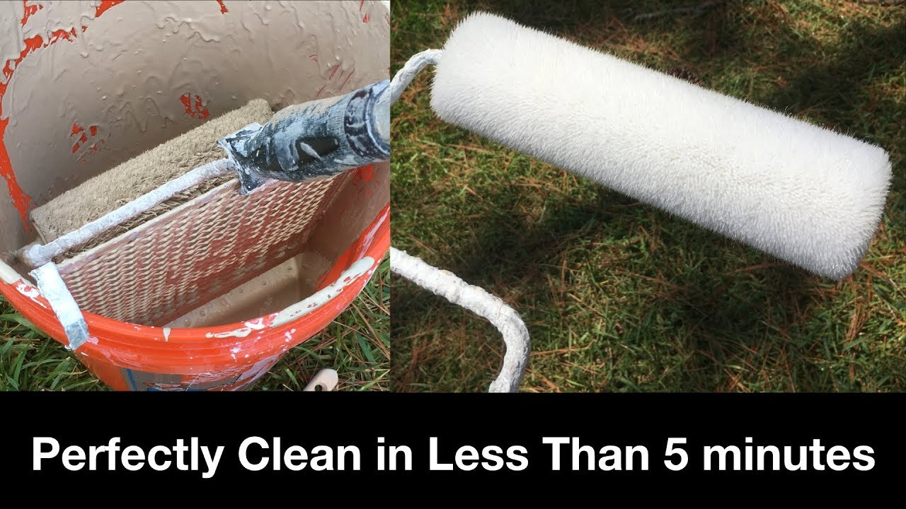 How to Clean Paint Rollers for Reuse