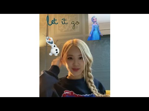 ROSÉ BLACKPINK COVER FROZEN SONG AT LIVE IG 190612