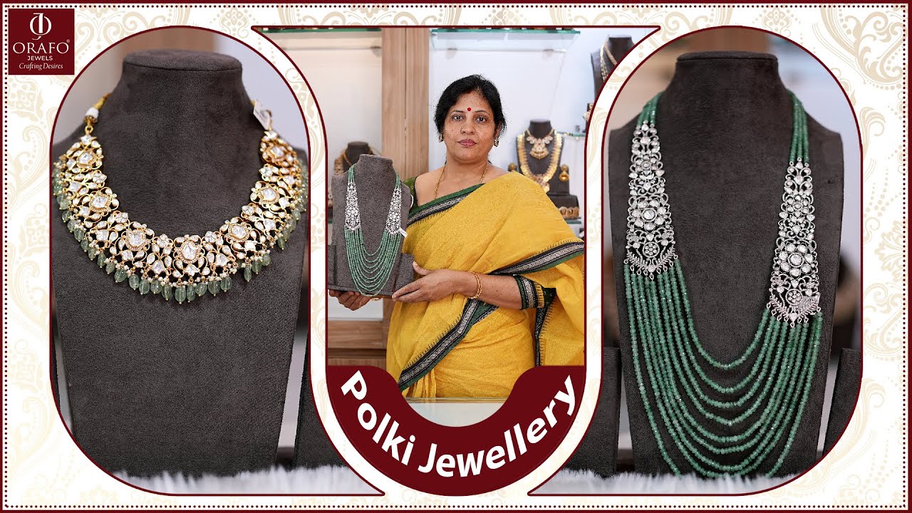 Polki Stone Jewellery Collection | Silver Jewellery | Orafo Jewels