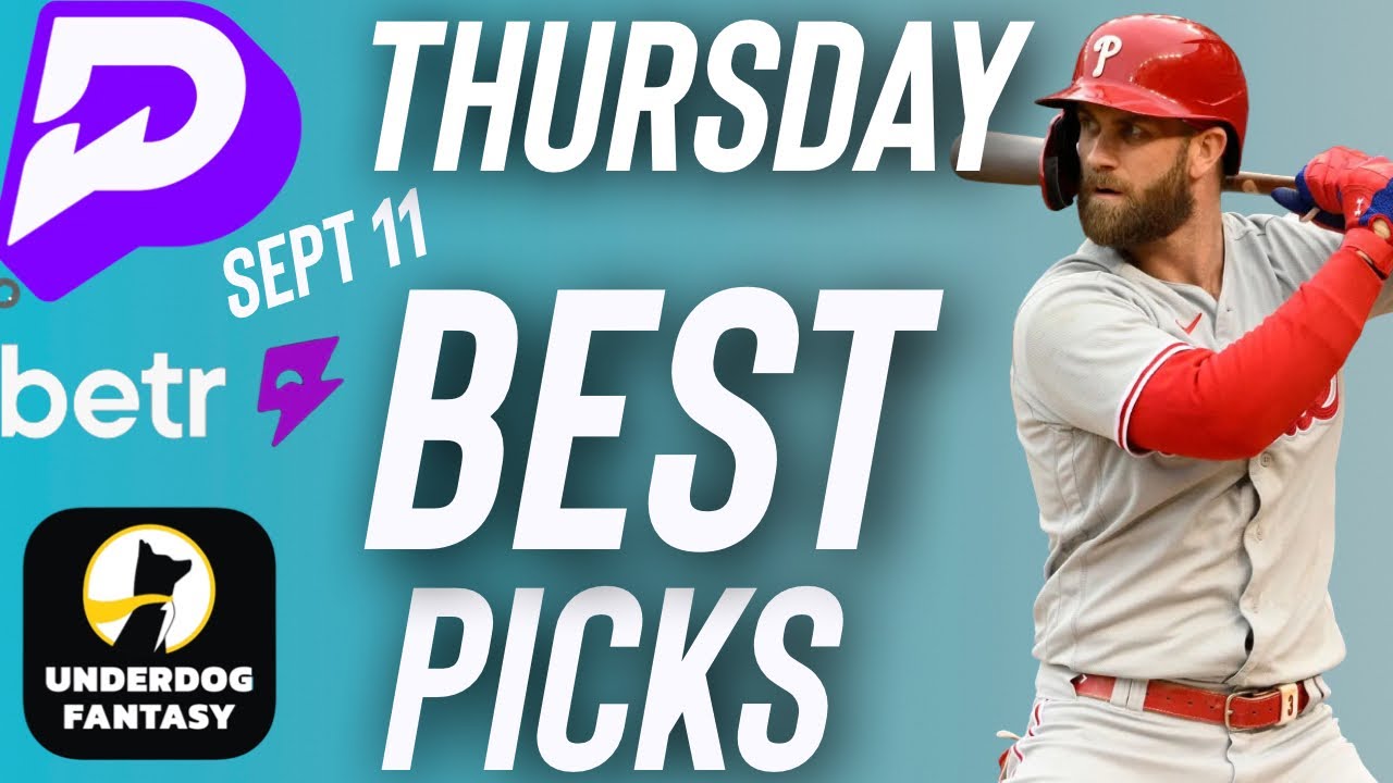PrizePicks MLB Thursday Best Player Prop Bets 9/11/25 | Best MLB Parlay Picks Today September 11 🚀