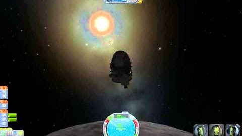 Kerbal Space Program Moon Landing attempt #1