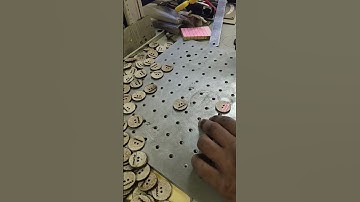Laser Marking in Court Buttons