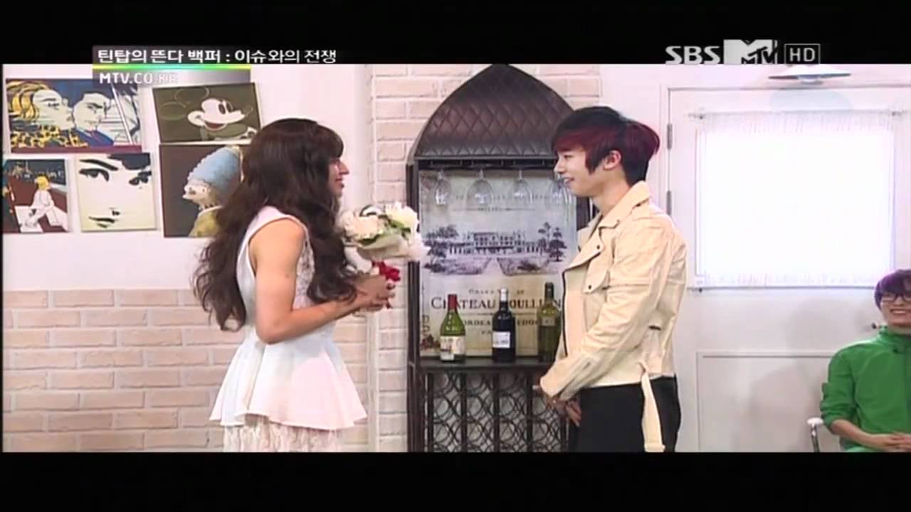 [TEEN TOP 100% Ep4] Rooftop prince Parody - NielJo kissing scene