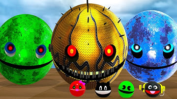 Pacman and Robot vs Monsters - Amazing episodes - 1