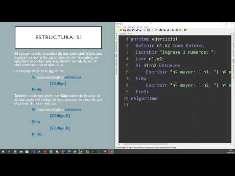 ESTRUCTURAS DE CONTROL - PSeint CLASE 2 - YouTube