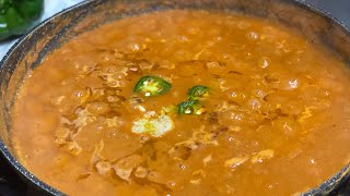 طريقه عمل الفول اليمني | How to make Yemeni Foul Breakfast/dinner recipe!! | Delicious Bean recipe!