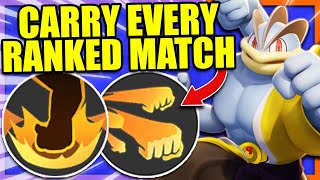 WINNING RANKED HAS NEVER BEEN EASIER WITH THIS MACHAMP BUILD | Pokemon Unite