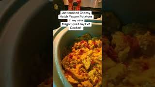 Cooking in my new Magnifique Kaolin Clay Pot Cooker. In love with it! It’s a game changer!