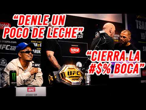 Van y Pantoja se prenden en la conferencia de UFC 331