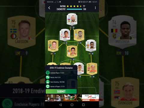 Sbc Frenkie De Jong 2018 2019 Eredivisie Champion Fut 20 Youtube