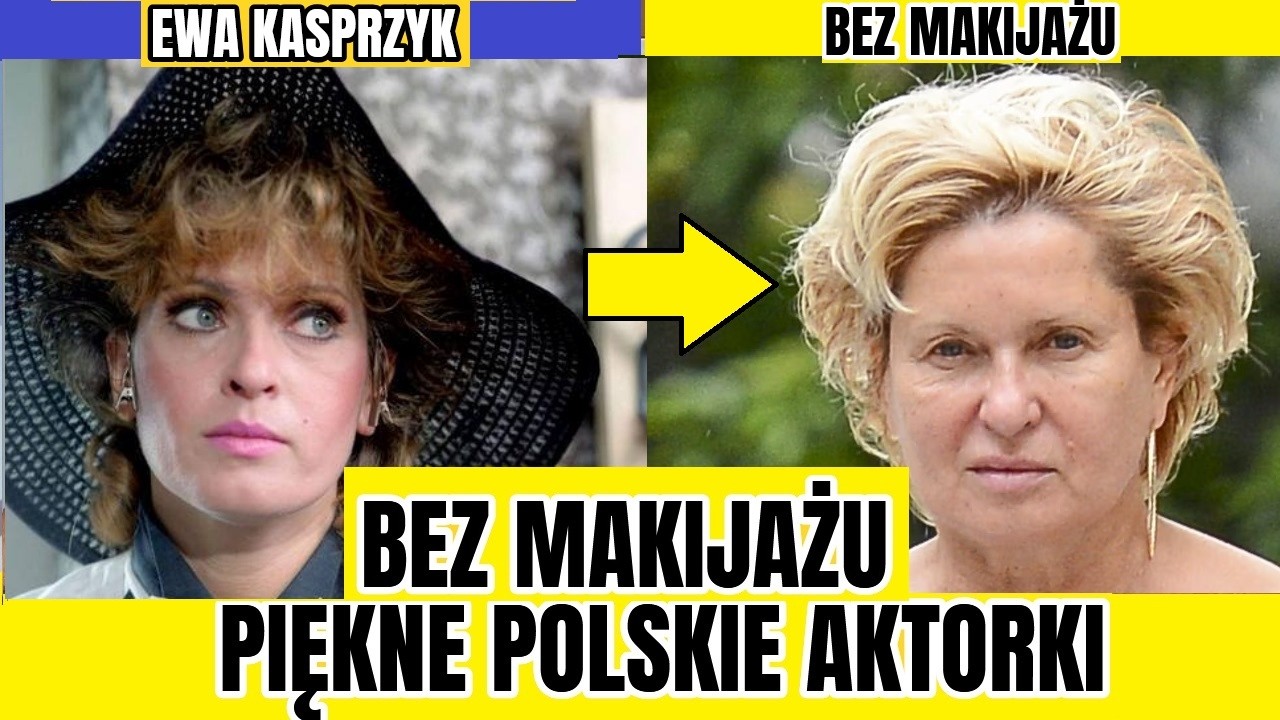 Piękne Polskie Aktorki BEZ MAKIJAŻU