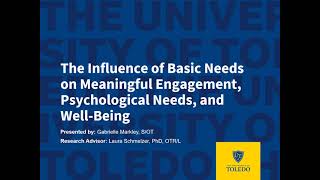 The Influence of Basic Needs on Meaningful Engagement, Psychological Needs, and Well-Being