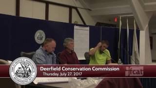 Deerfield Conservation Commission - July 27, 2017