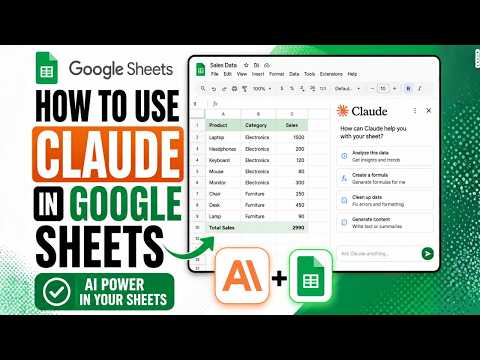 How To Use Claude In Google Sheets (2026)
