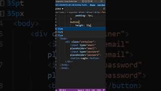 Let's make basic login from with html or css #coding #html #css