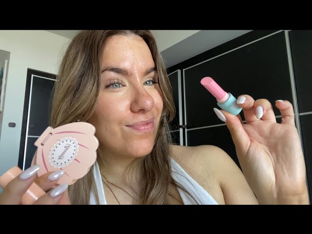 ASMR Doing Your Makeup with Kids Makeup