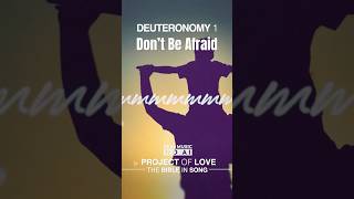 DON'T BE AFRAID 💜 (Deuteronomy 1) || Bible in Song - NO AI - by Project of Love #scripturemusic