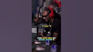 Snoop Dogg on meeting Michael Jackson 😂 | 🎥: HOT 97