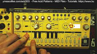 Free Acid 303 Patterns - Behringer TD3 - Synthtribe Dump