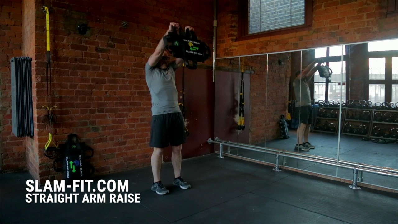 Slam-Fit total-fitness: Straight arm raise