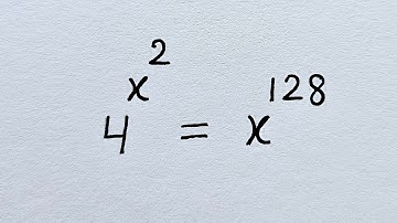 A nice exponential equation to solve| Math Olympiad #maths #matheolympiad