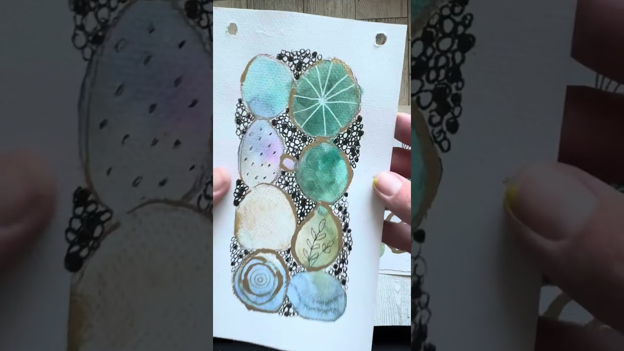 Flip through of my Daily Creative Practice Journal for March 2025.