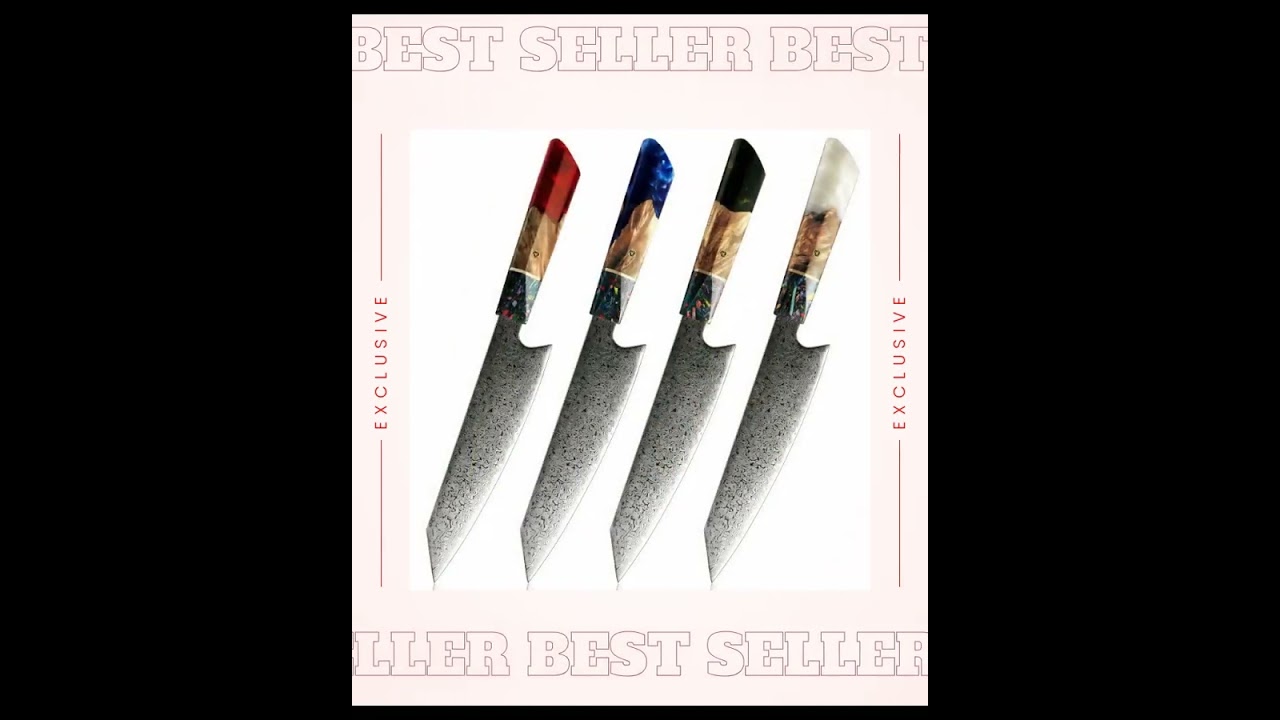 Pristine 8" VG10 Chef Knife Damascus Kiritsuke Knife with Exotic Olive Wood Handle