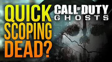 COD GHOSTS CONFIRMED QUICKSCOPING IS DEAD??? (SNIPERS CHANGED FOR BETTER OR WORSE?)