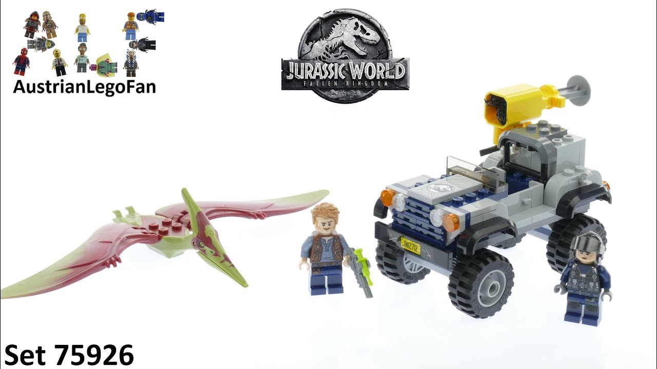 Lego Jurassic World 75926 Pteranodon Chase - Speed Build Review - YouTube