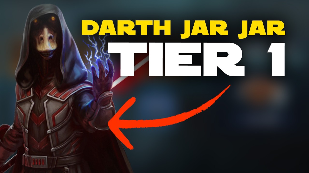 Easy Unlock Guide Darth Jar Jar Tier 1 | SWGOH - YouTube
