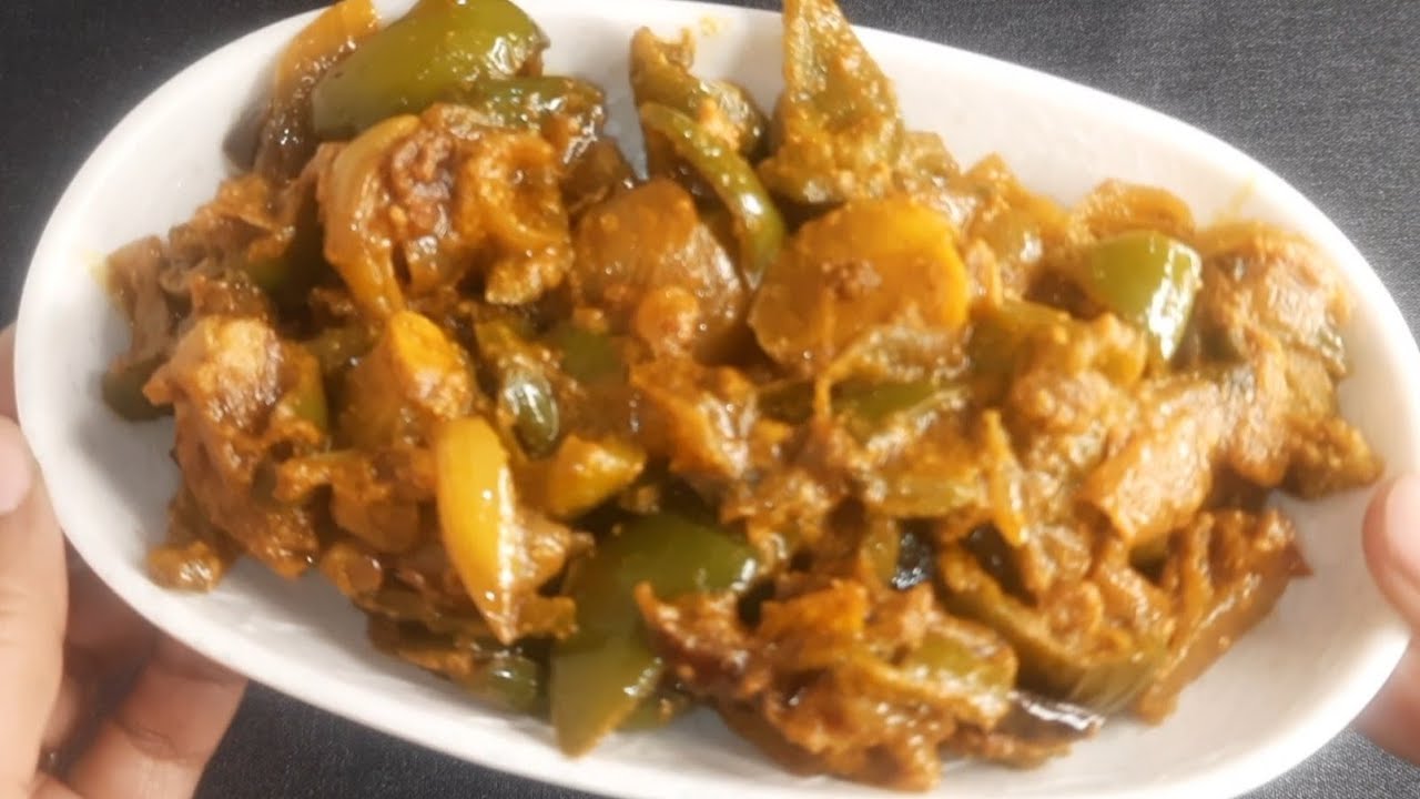 Dahi Bali Pyaj Simla Mirch | बहुत कम मसाले ओर कम टाइम में बनाया दही बाली प्याज शिमला मिर्च की सब्जी