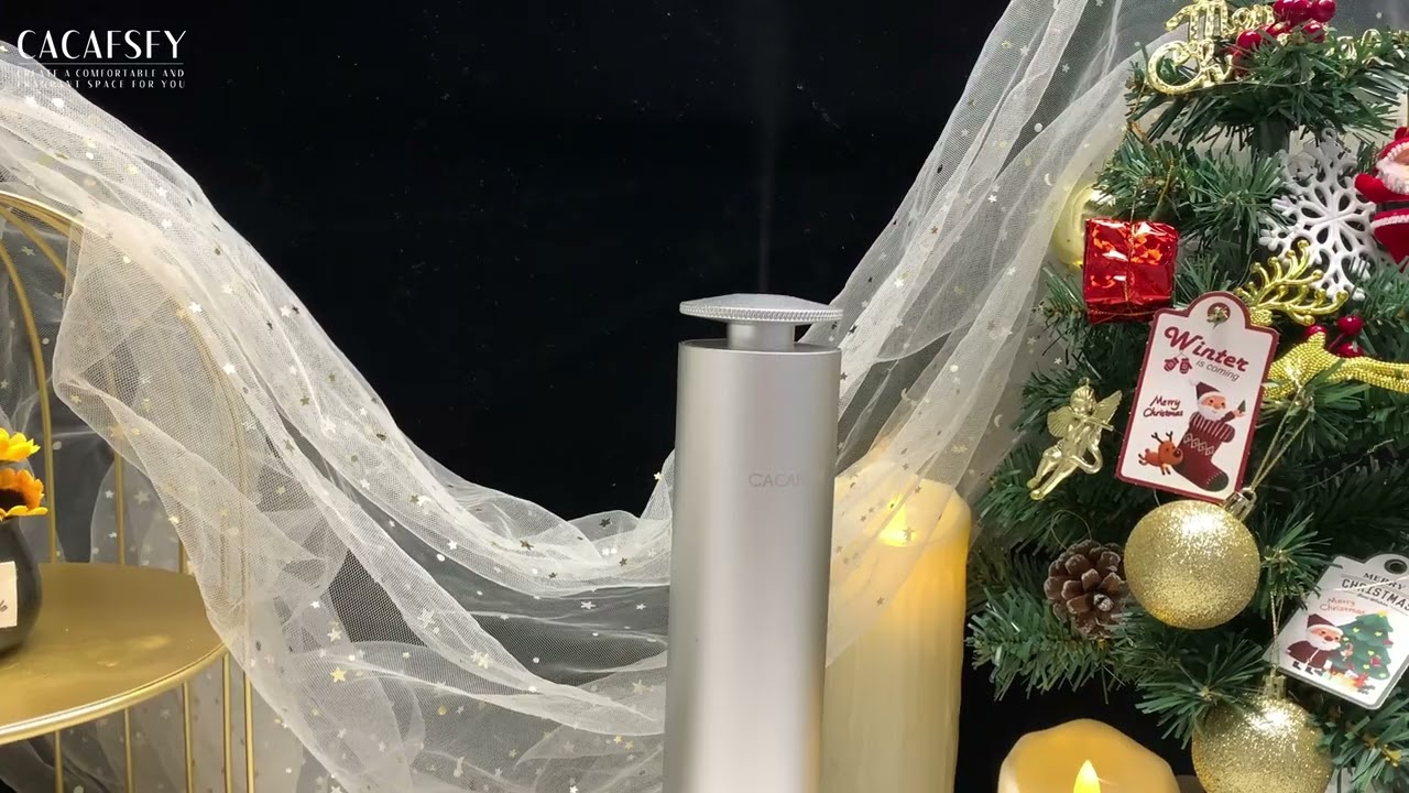 CACAFSFY 120ml Waterless diffuser with 240ml essential oil set for starter kits. (New model new APP)