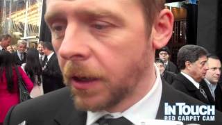 Simon Pegg Talks To In Touch About Tom and Suri At The Mission Impossible: Ghost Protocol Premiere