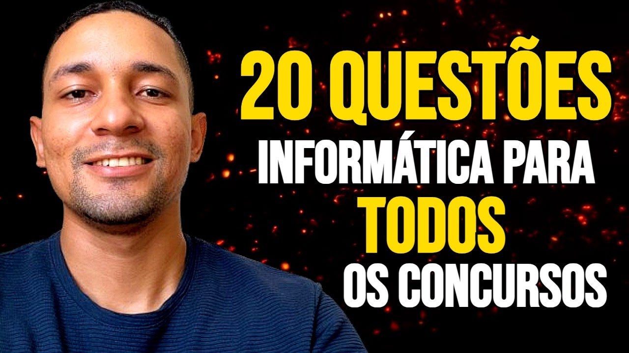 20 QUESTÕES DE INFORMÁTICA QUE MAIS CAEM EM CONCURSOS