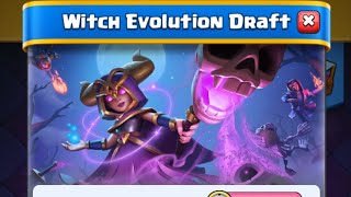 #lokjj Um..Evo Witch Good Witch Evolution Draft - Clash Royale