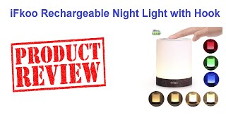 iFkoo Rechargeable Night Light with Hook - Great for emergency #Unboxing #ProductReview screenshot 4