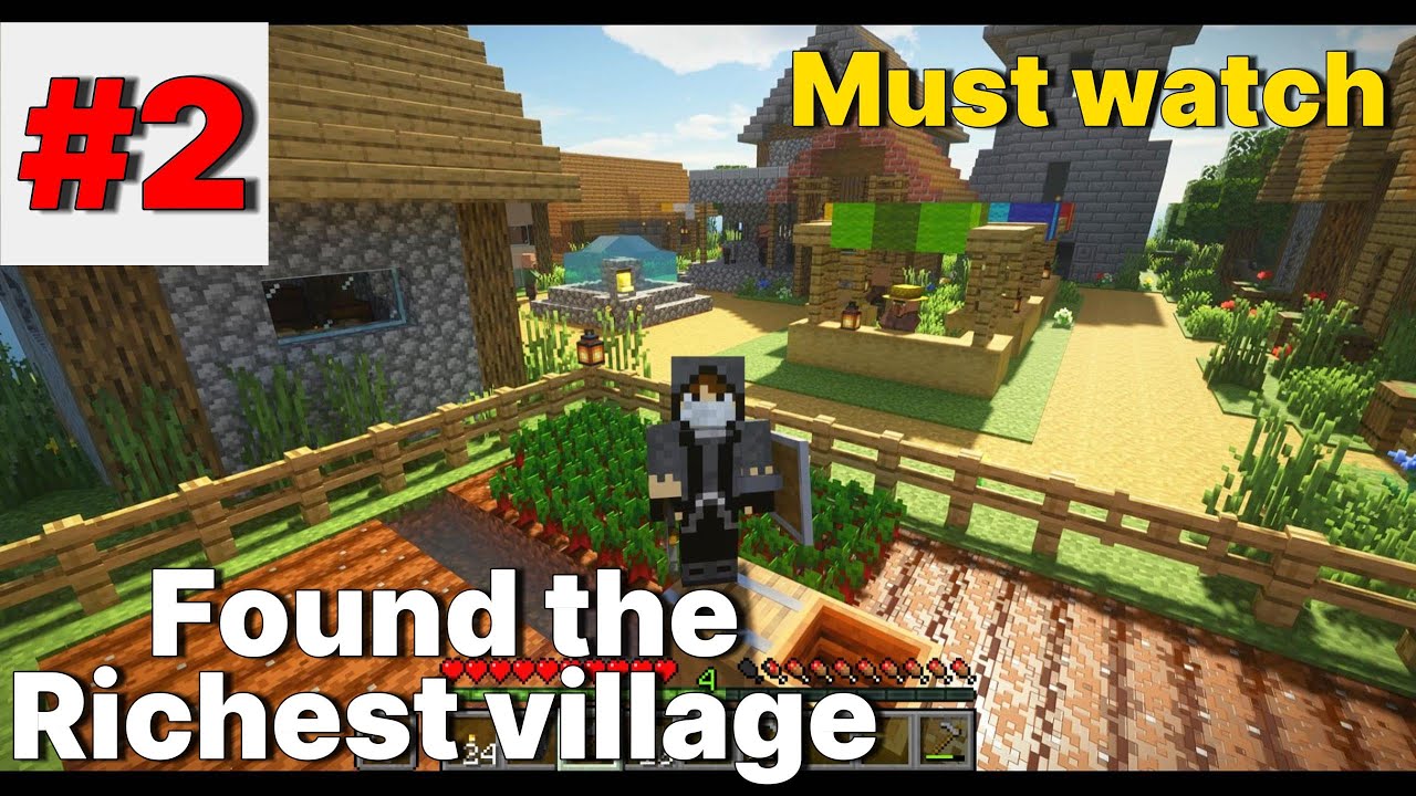 Richest village I've ever see Sky dungeons Part 2 Minecraft Java