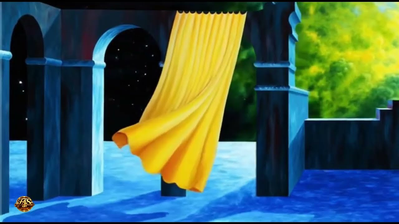 FAS - Movies presents -  Cosmic painting (physical work from 2022) video 2025