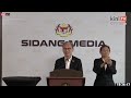LIVE: Jurucakap Kerajaan Fahmi Fadzil mengadakan sidang media selepas mesyuarat Kabinet