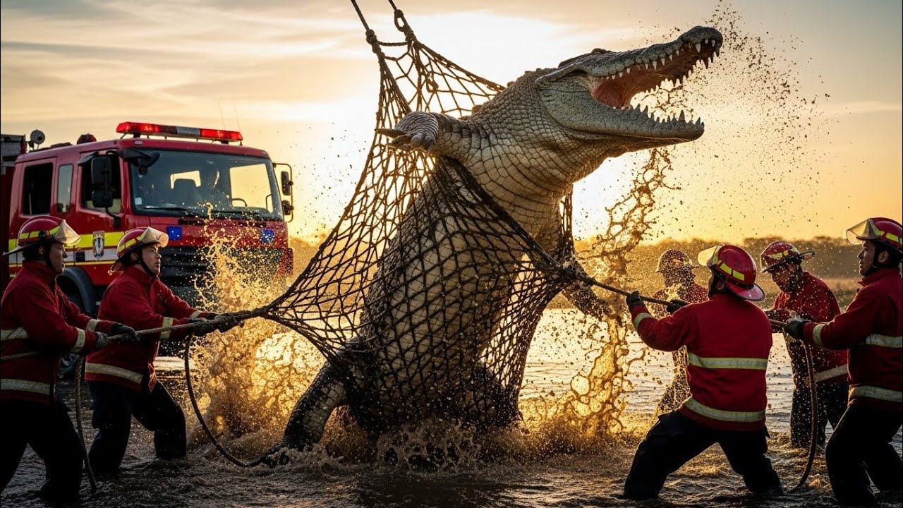 🐊 “THE BIGGEST CROCODILE EVER FOUND ON A FARM!”