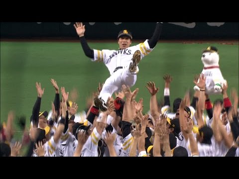 【プロ野球パ】再び秋山監督が宙に舞う！今度も8度の胴上げ 2014/10/20 H-F