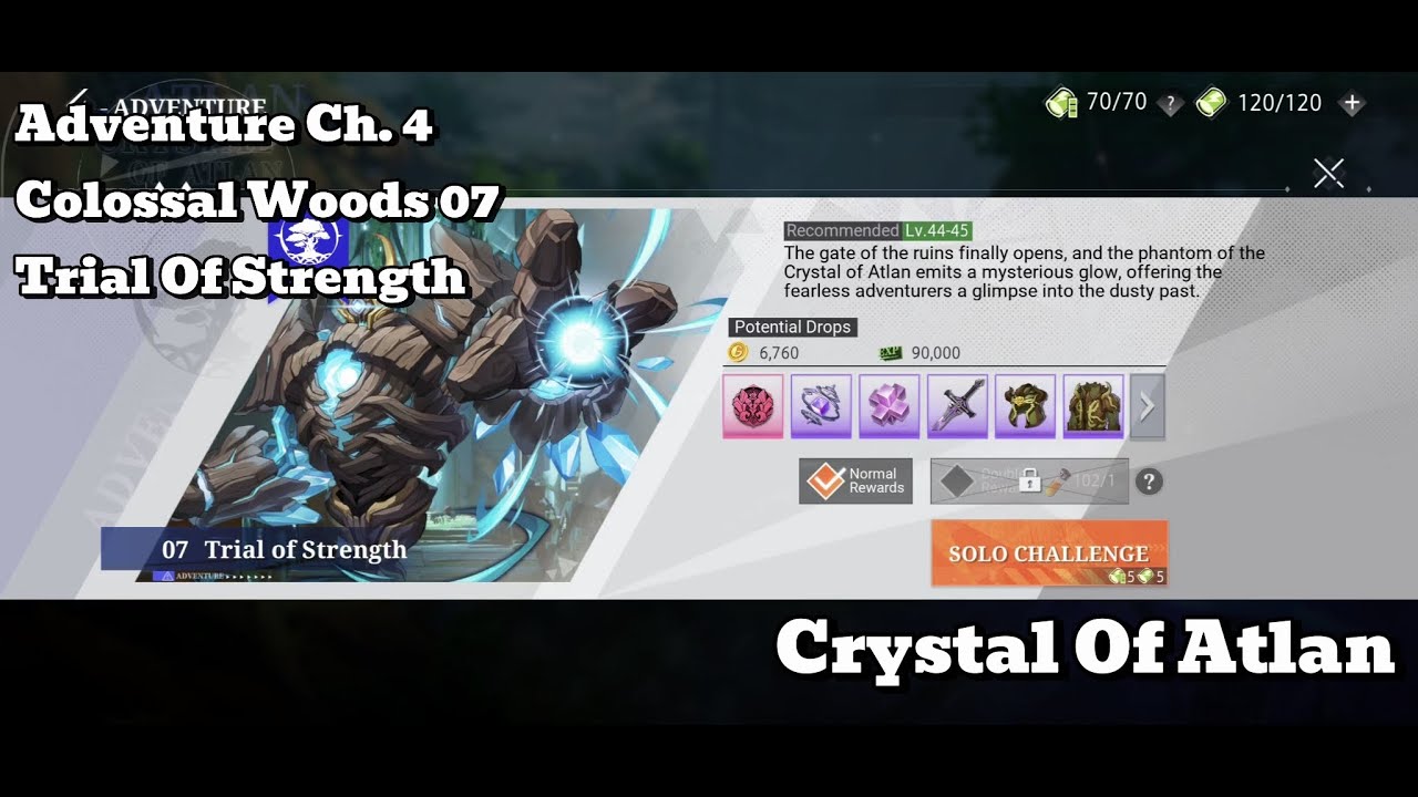 [Crystal Of Atlan Adventure] Echoes Of The Past - Colossal Woods - 4-7 - Trial Of Strength