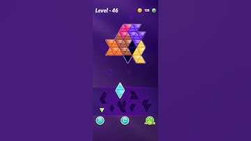 Block!Triangle puzzle:Tangram⬅️Level 46 Advanced