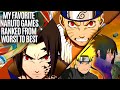 My Favorite Naruto Games Ranked From Worst to Best