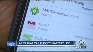 Apps that zap phone's battery life screenshot 1