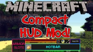 Minecraft 1.7.2 Mod - Compact Display HUD - EVERYTHING YOU NEED ON SCREEN!