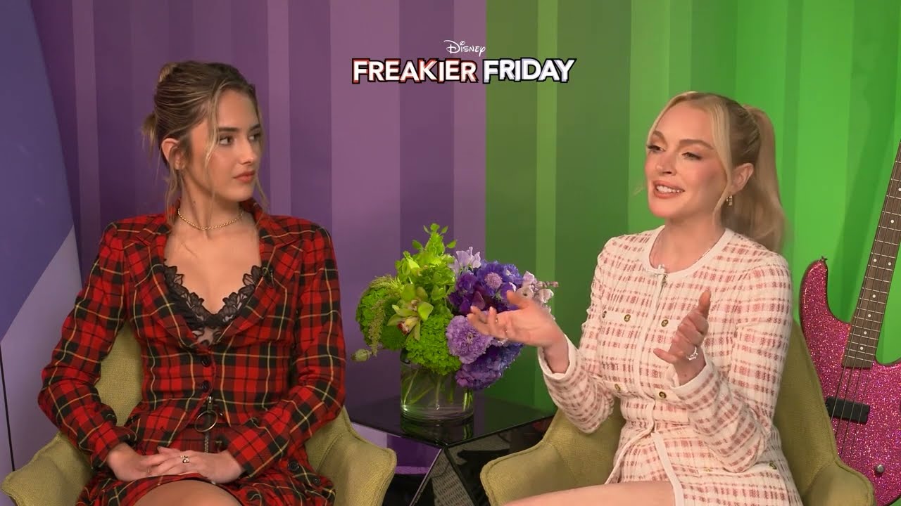 Film: Freakier Friday (2025) Lindsey Lohan & Julia Butters Official HD Interview