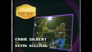 Eddie Gilbert vs Kevin Sullivan   Main Event Jan 21st, 1989