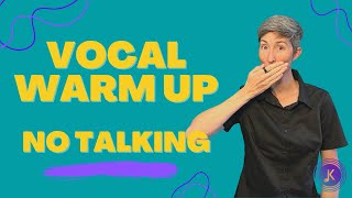 VOCAL WARM UP with no talking | Singing Only Warm Up | 11 Minute Vocal Warm Up For Singers